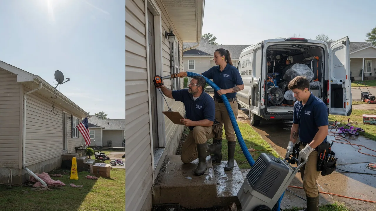 Ceiling Water Damage Restoration in Clarissa, MN near me